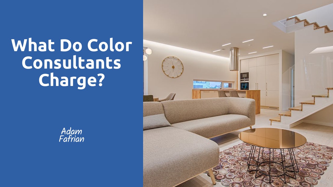 What do color consultants charge?